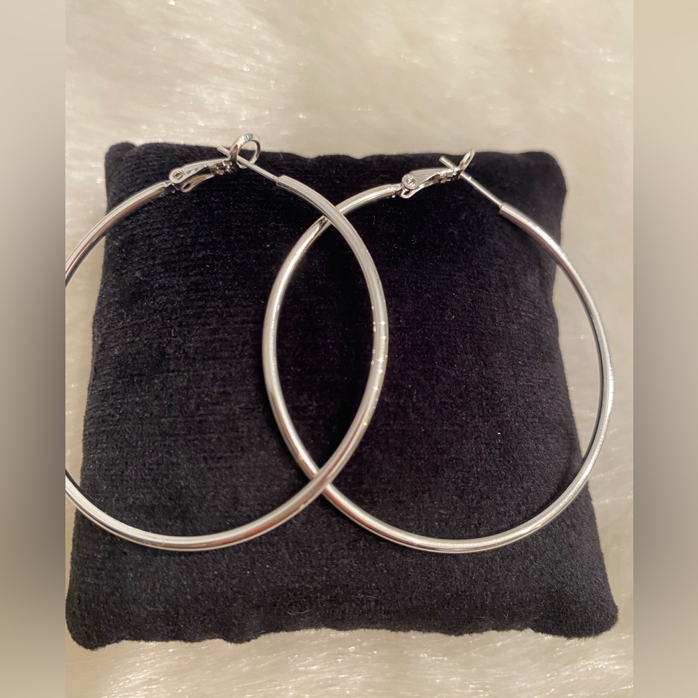 Elegant 2 Inch Silver Earrings for a Sophisticated Look